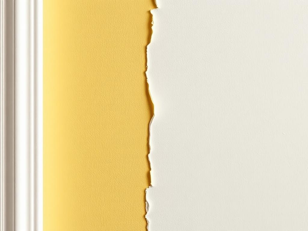 Illustrative after photo of the repaired seam sanded smooth and repainted